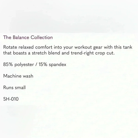 🆕 Women’s Marika Balance  Collection Crop Top - Picture 7 of 14